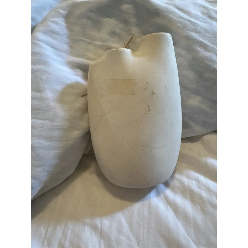 Vintage Adobe Moon White Ceramic Wedding Vase Double Spout Native Turtle Feather